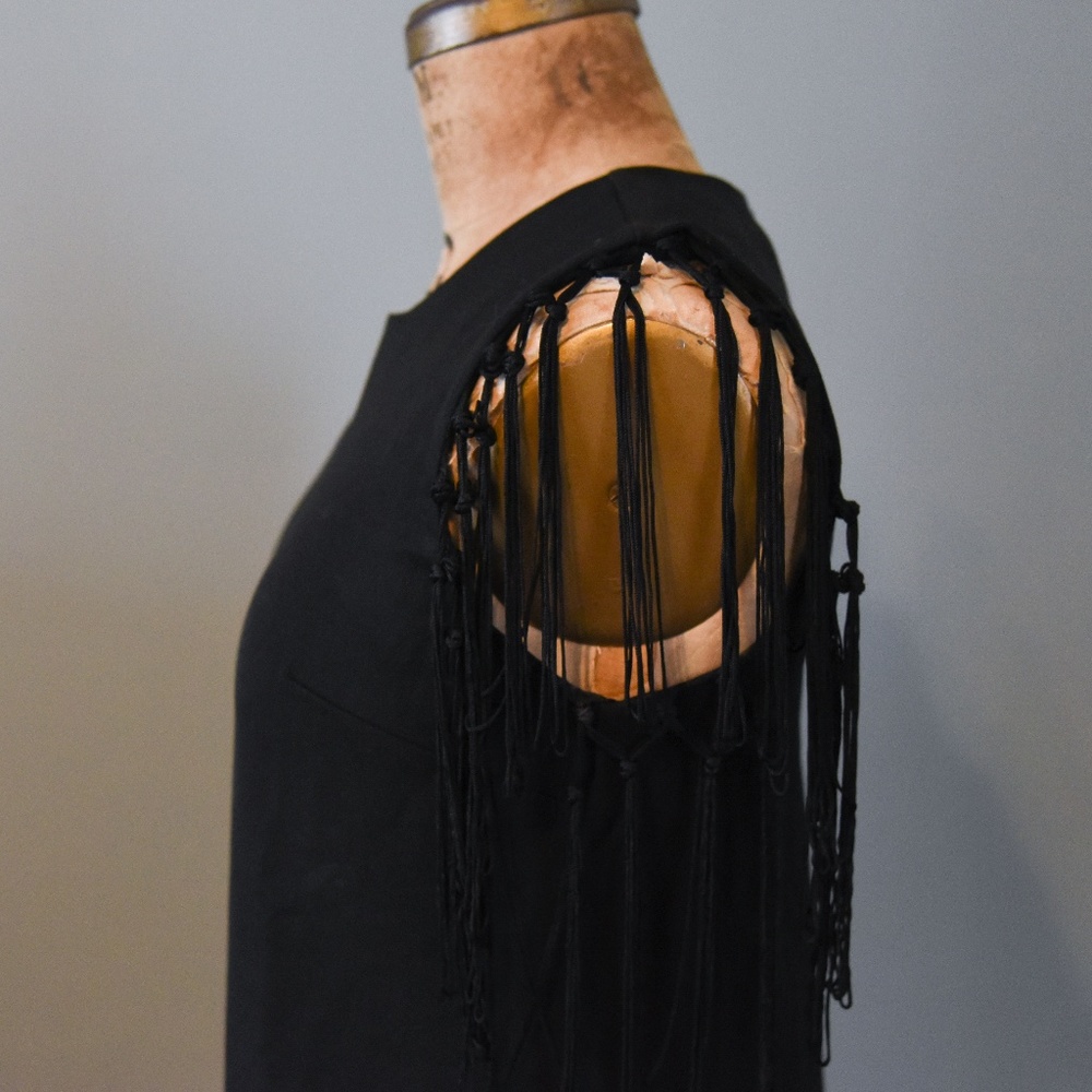 Black Tassel Dress